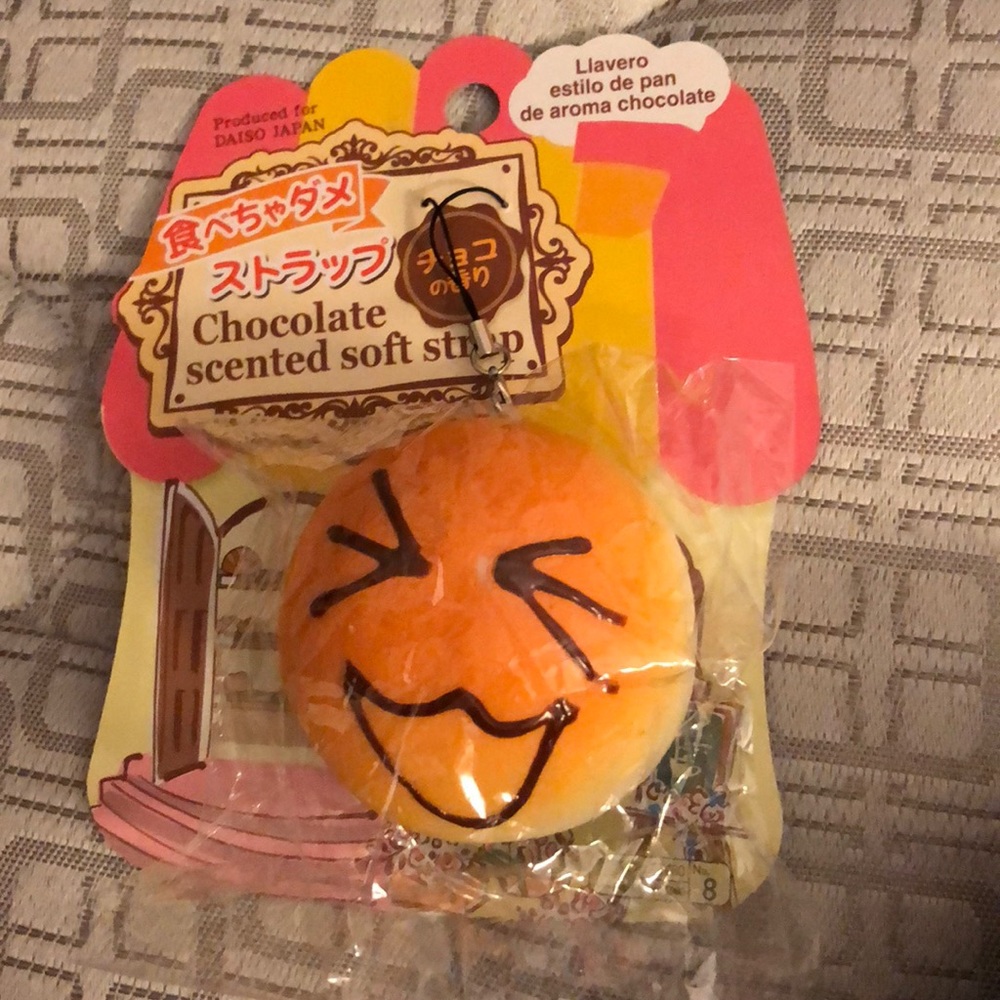 Chocolate scented soft squishy strap